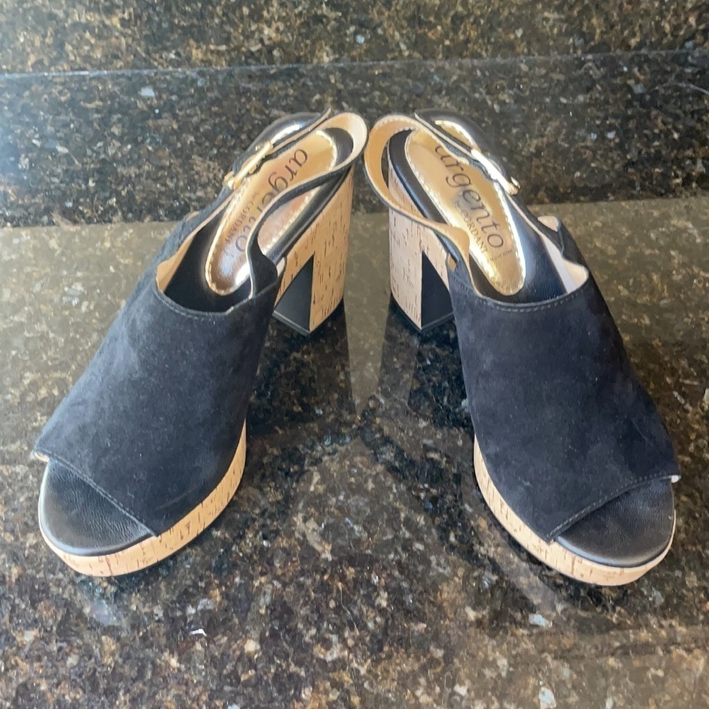CORDANI Argento Cork Wedge NWOT - Picture 6 of 13